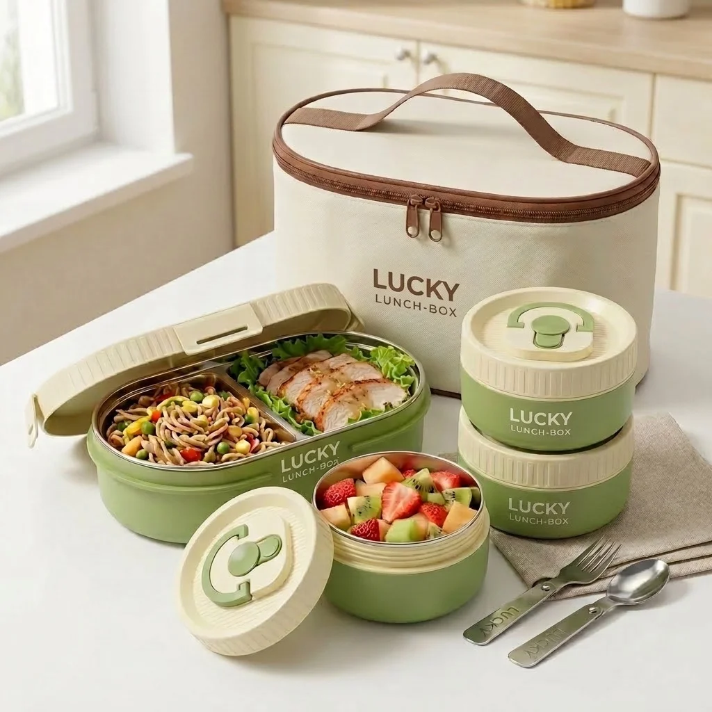 Meal Prep Or Prep Meal - Lonchera térmica de acero inoxidable 304