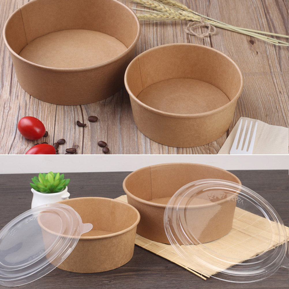 Meal Prep Bowl - 20 recipientes de papel kraft para