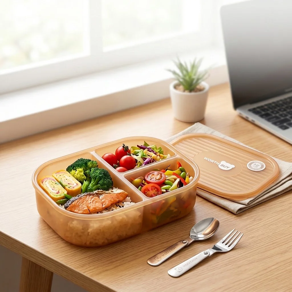 Lonchera infantil tipo bento,  - Meal Prep Or Prep Meal reseña y precio