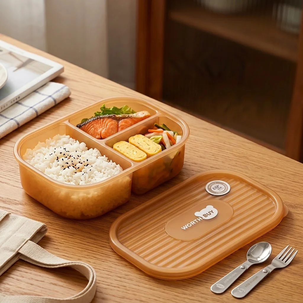 Lonchera infantil tipo bento,  - Meal Prep Or Prep Meal reseña y precio