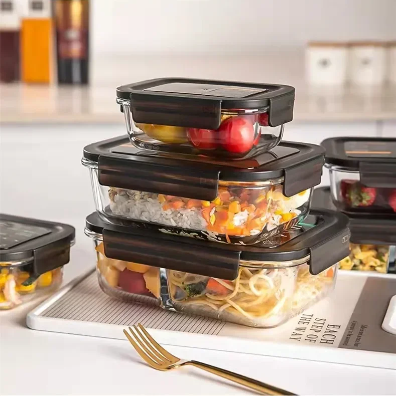 Lonchera de vidrio para microo - Meal Prep Bowl reseña y precio