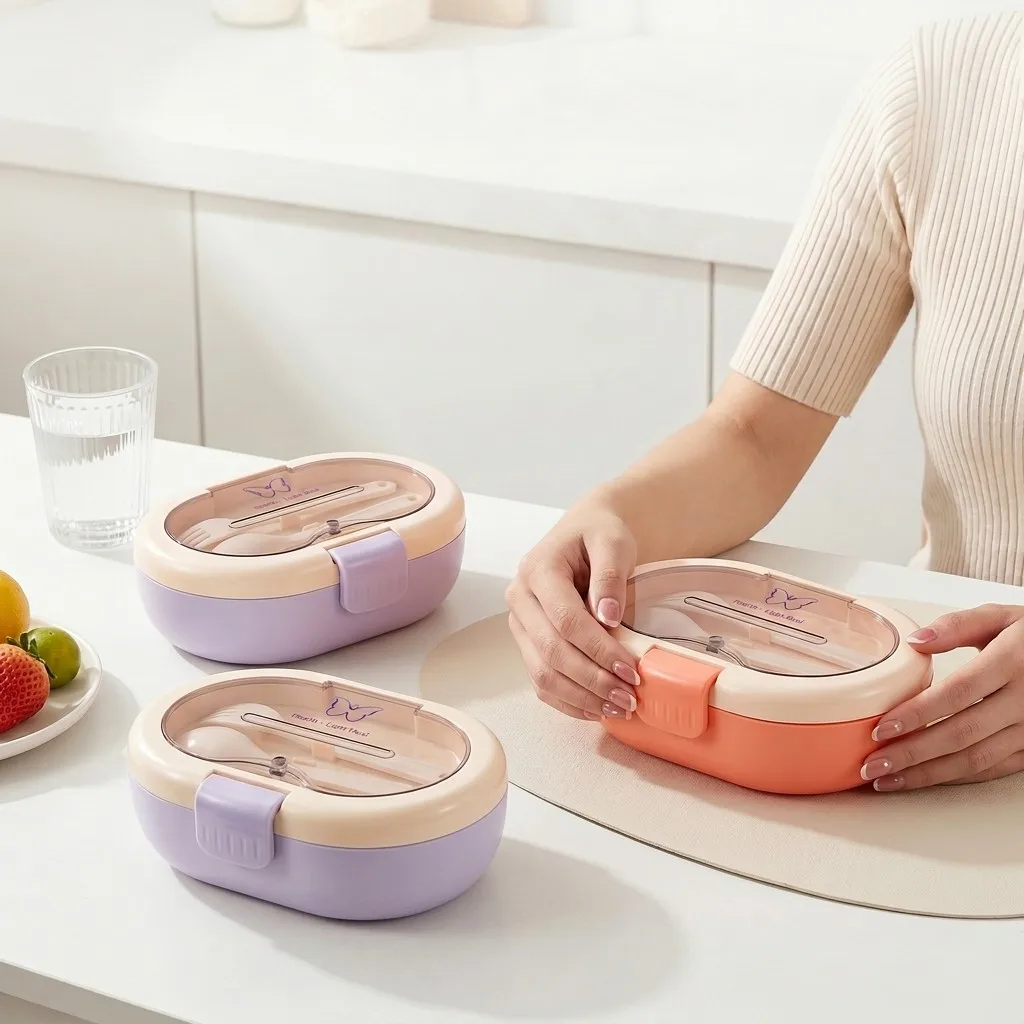 Caja Bento de Plástico con Cub - Meal Prep Or Prep Meal reseña y precio