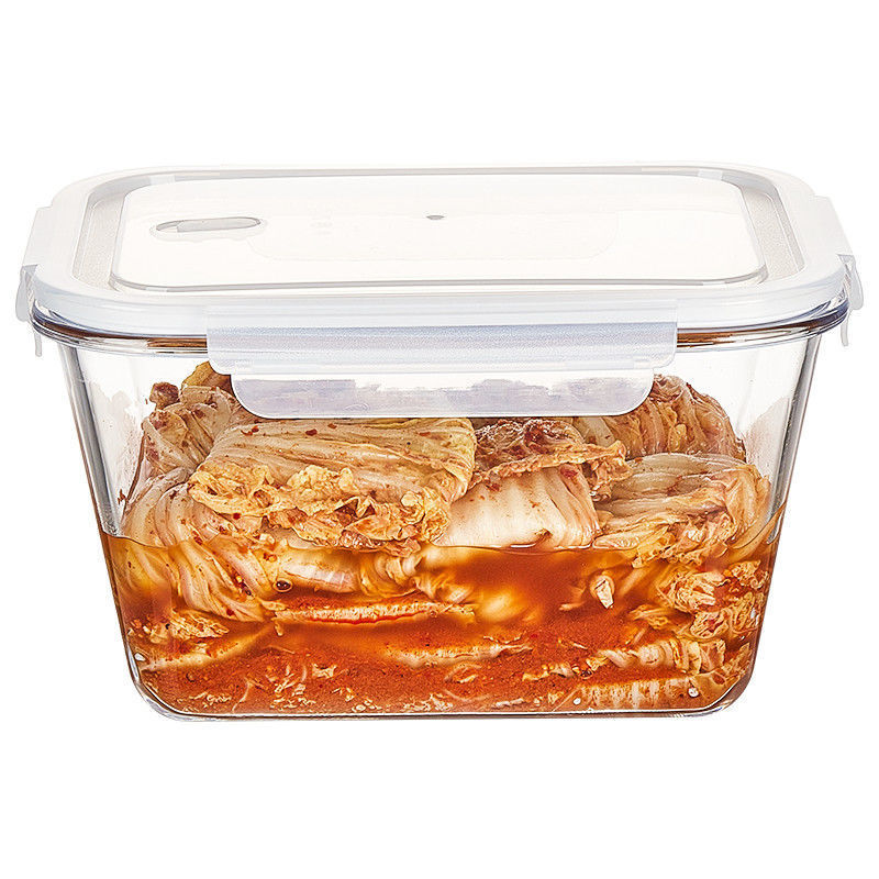 Recipiente de vidrio de gran c - Meal Prep Kitchen reseña y precio