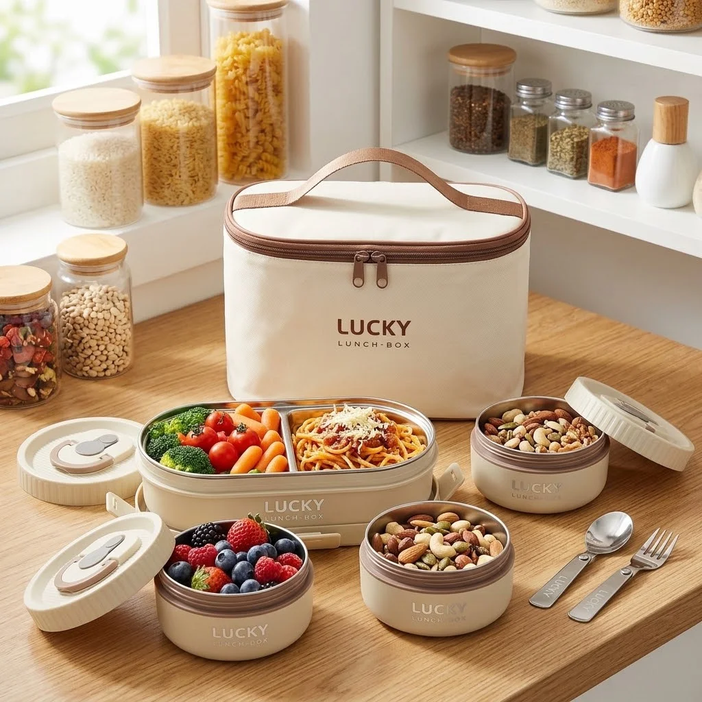 Lonchera Bento de Acero Inoxid - Meal Prep Or Prep Meal reseña y precio
